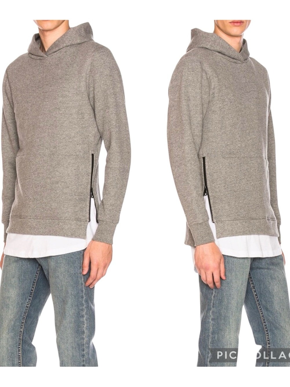 John Elliott Hooded Villain in Grey